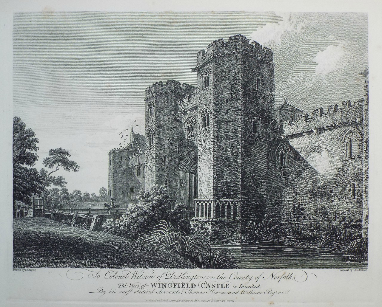 Print - Wingfield Castle - Middiman