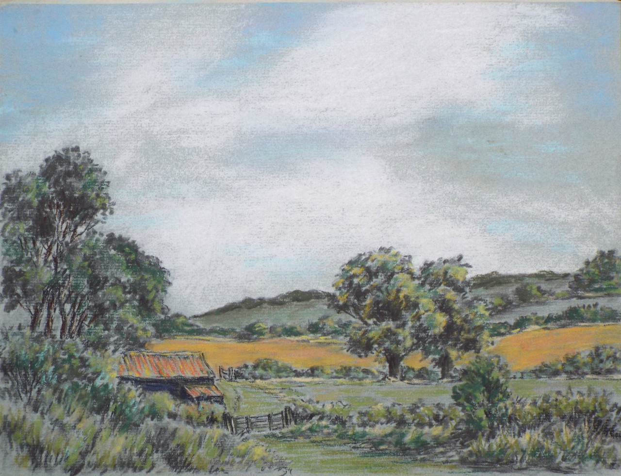 Watercolour - Wiltshire Elms Bremhill