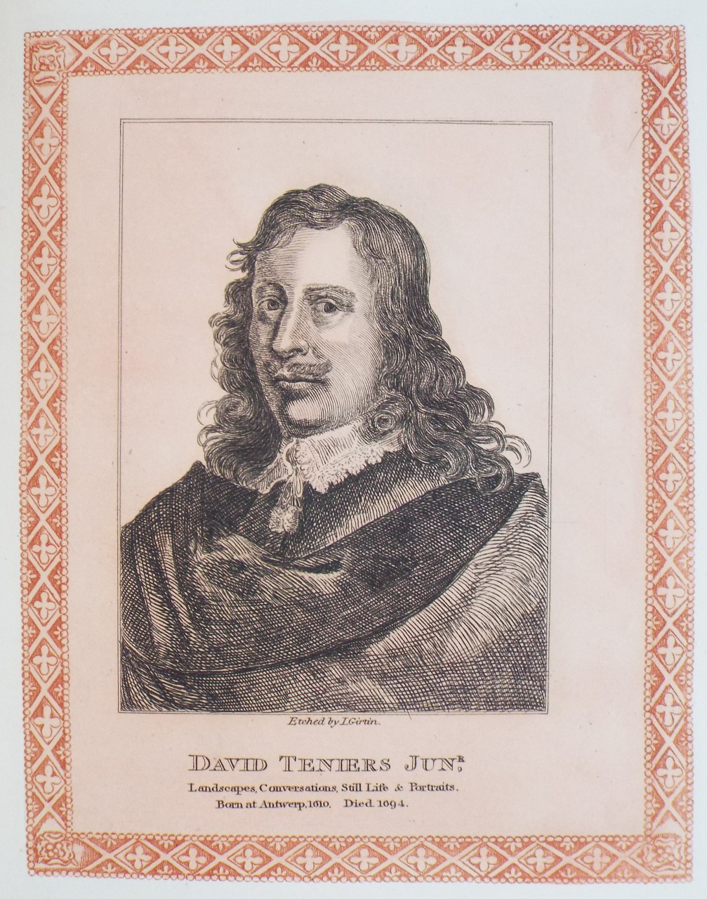 Etching - David Teniers Junr. - Girtin