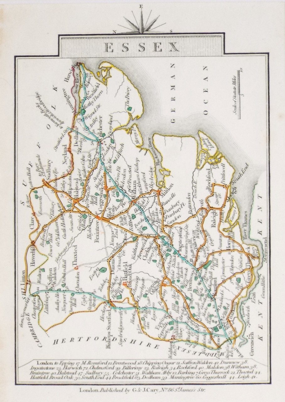 Map of Essex