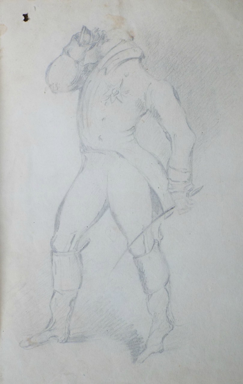 Pencil sketch - Ernest Augustus, the Duke of Cumberland
