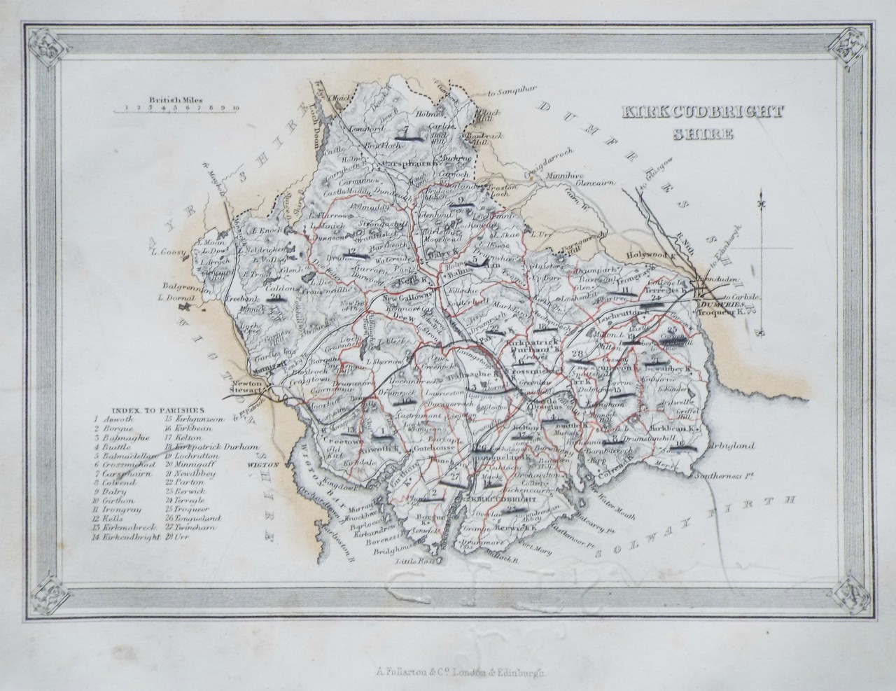 Map of Scotland - Fullarton