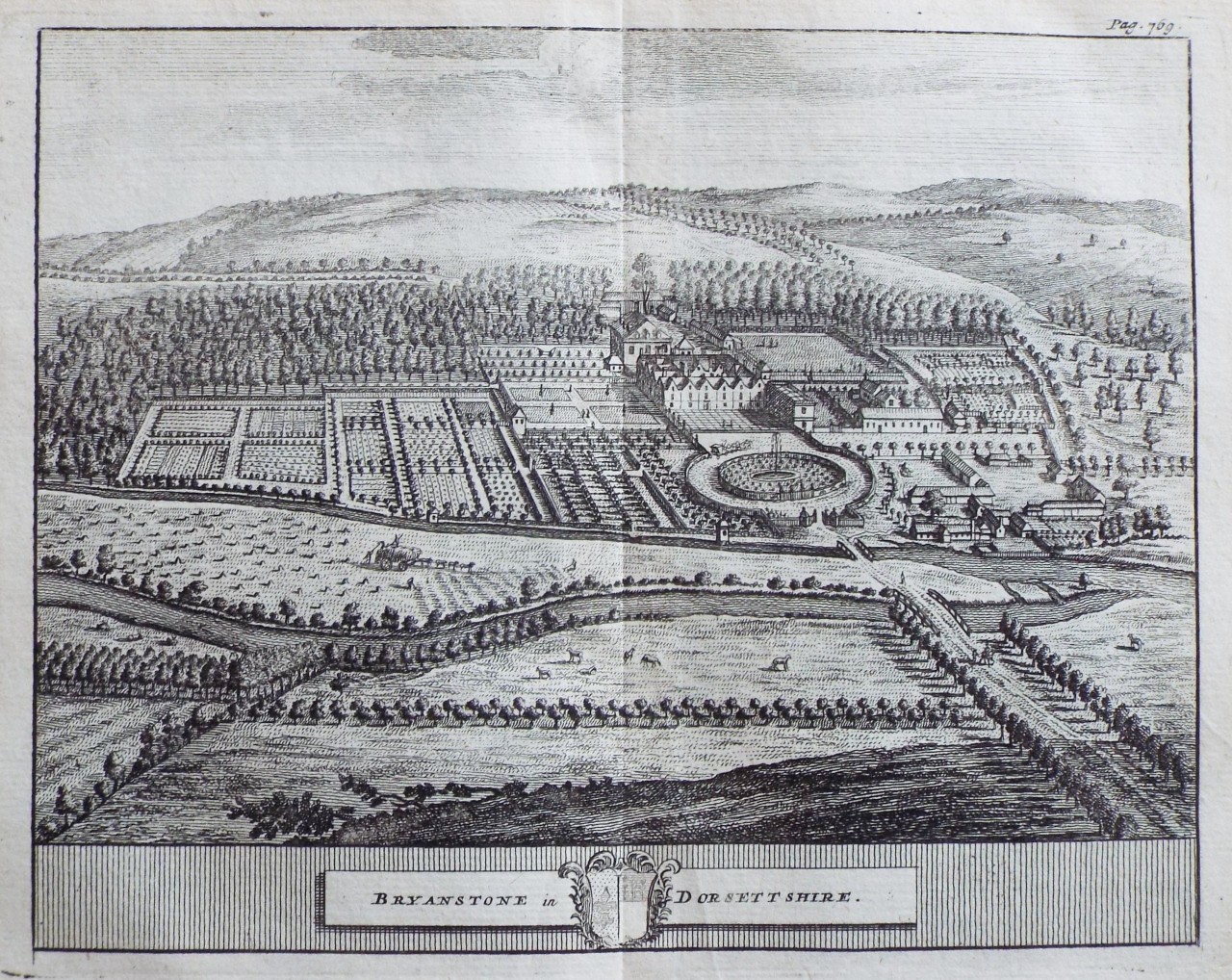 Print - Bryanstone in Dorsetshire.
