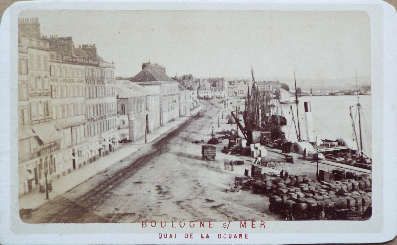 Photograph - Boulogne s/ Mer Quai de la Douane