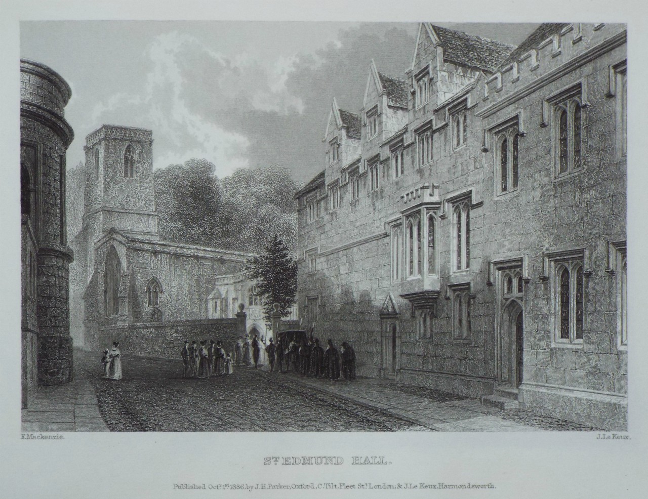 Print - St. Edmund Hall. - Le