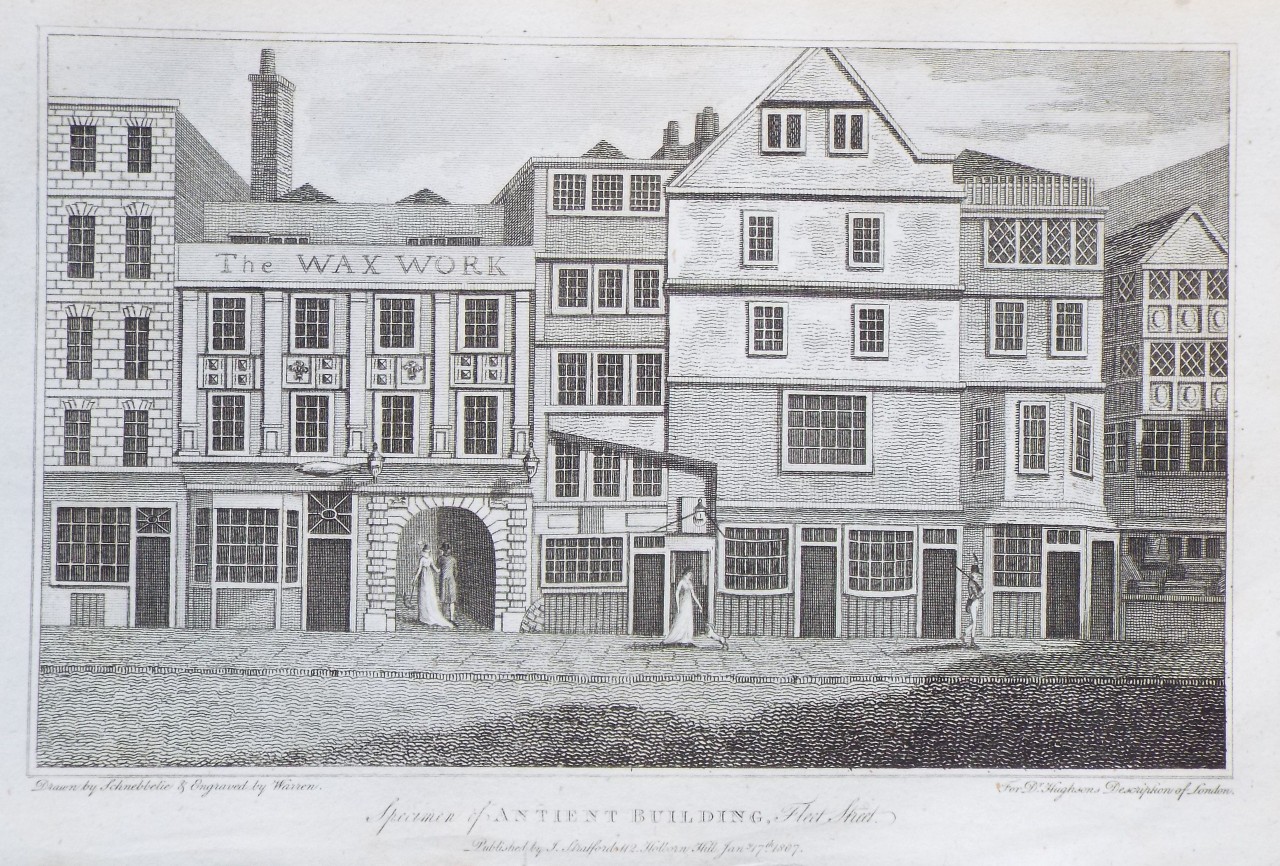 Print - Specimen of Antient Building, Fleet Street. - 