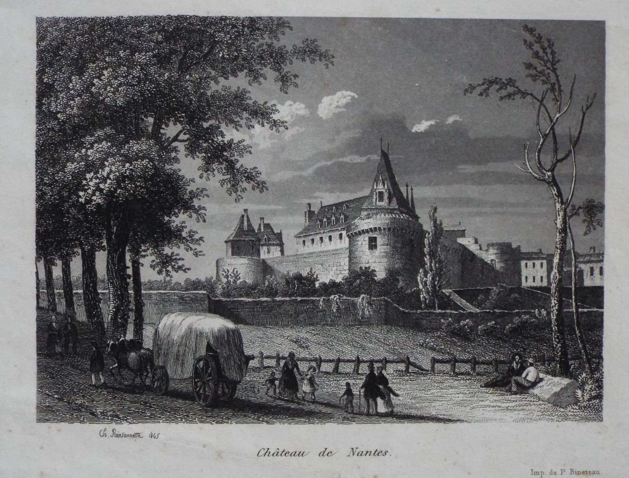 Print - Chateau de Nantes.