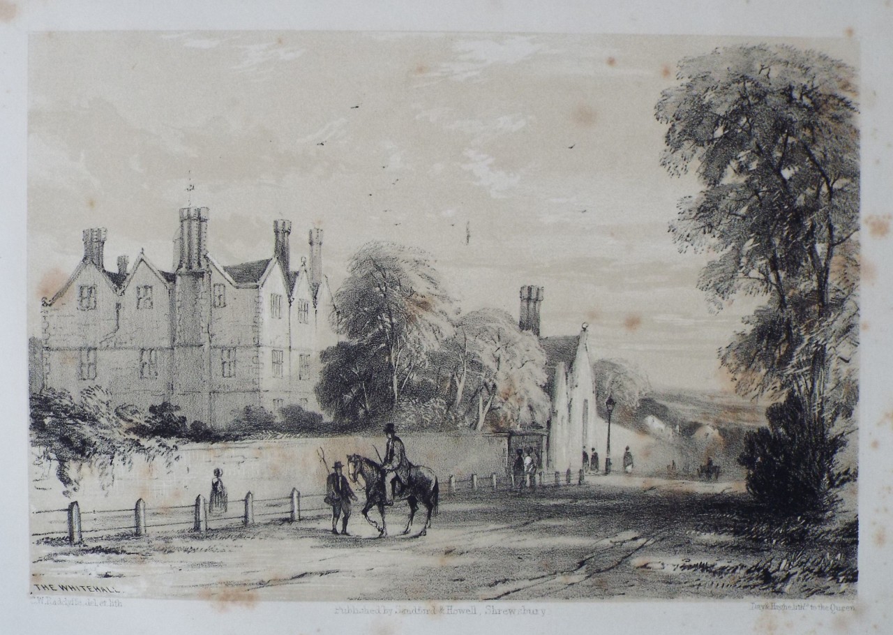 Lithograph - The Whitehall. - Radclyffe