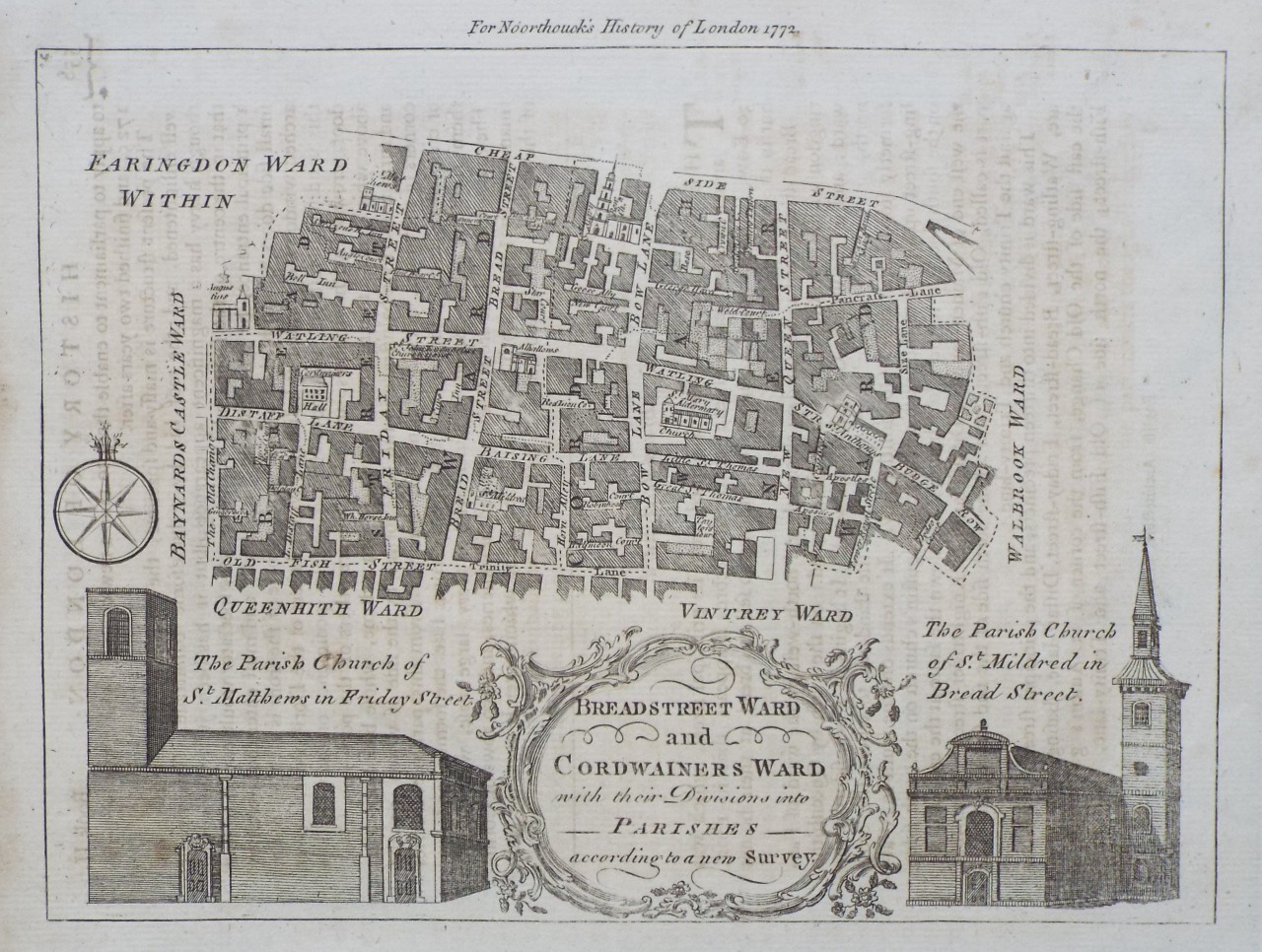 Map of City of London - London