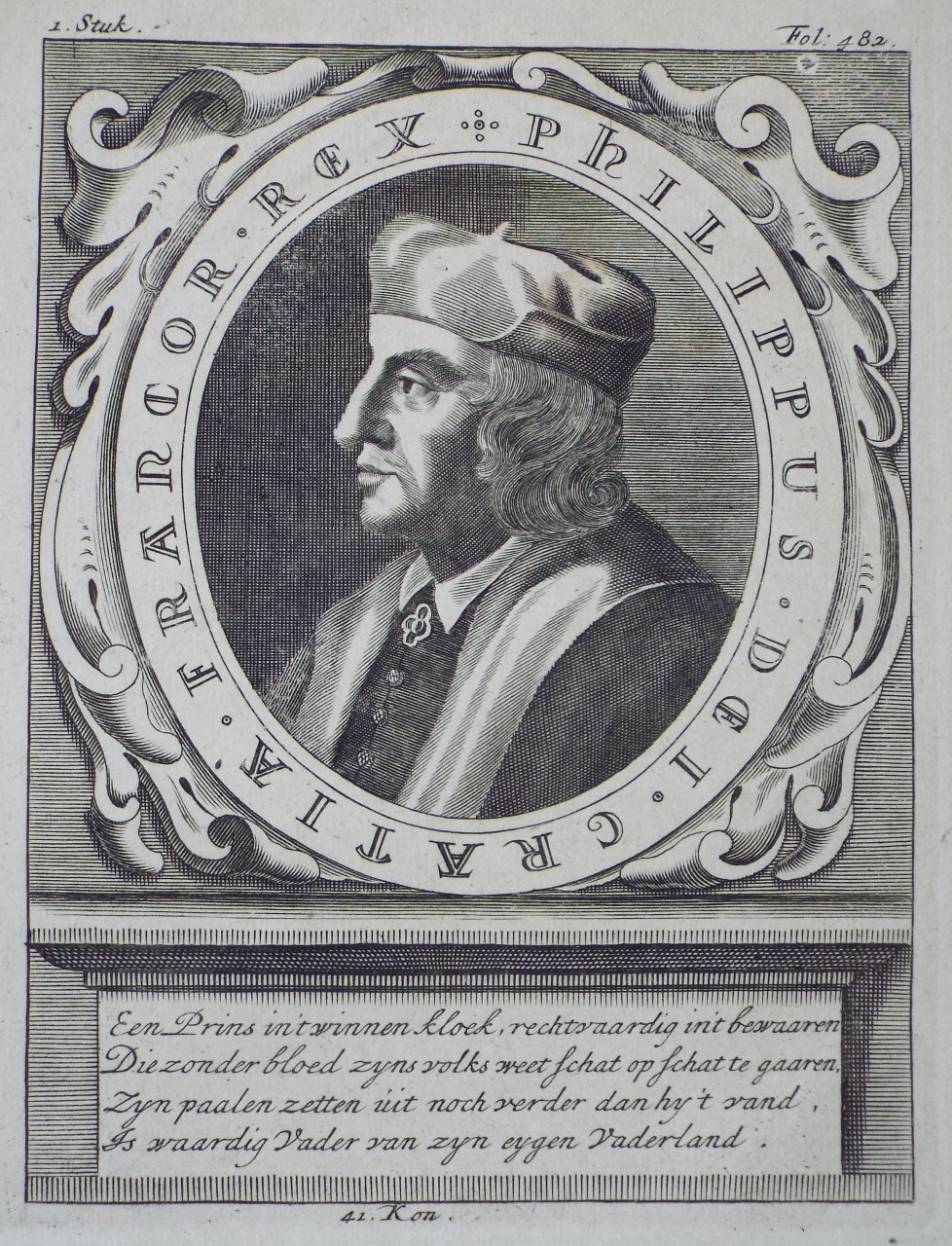 Print - Ludovicus Dei Gratia Fran et Nav R