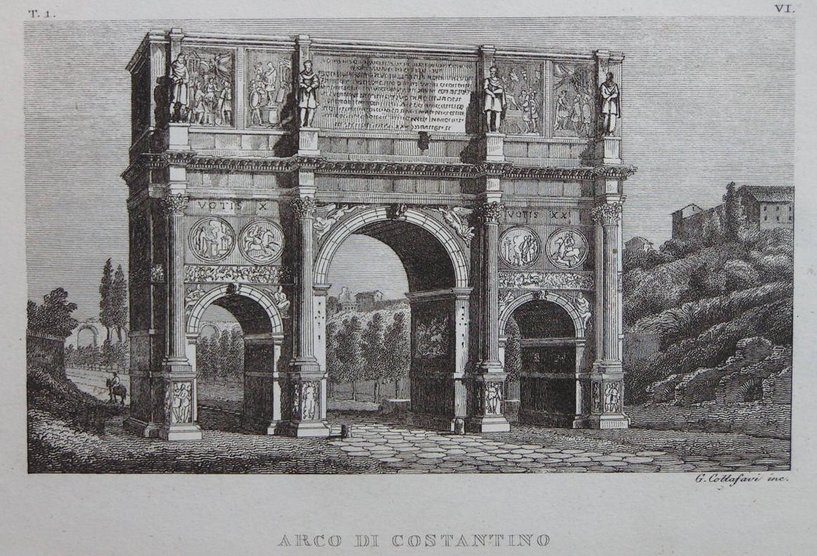 Print - Arco di Constantino. - Collafavi