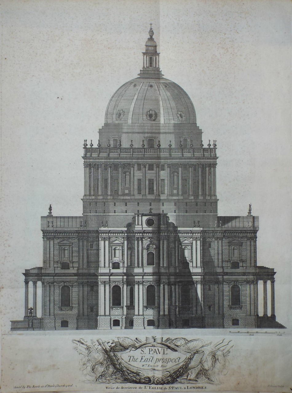 Print - St. Pauls. The East Prospect. - Simon