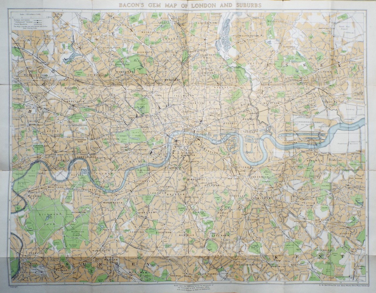 Map of London - London