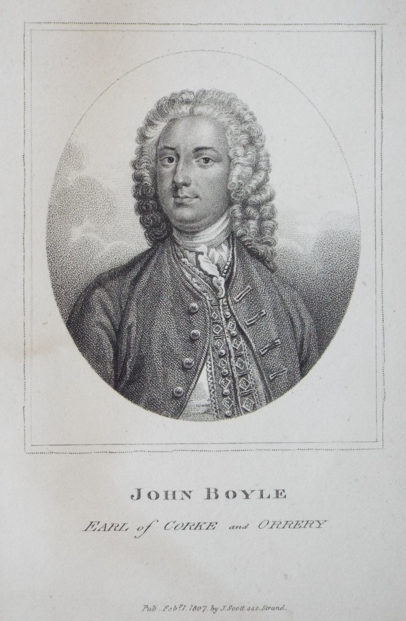 Print - John Boyle Earl of Cork and Orrery