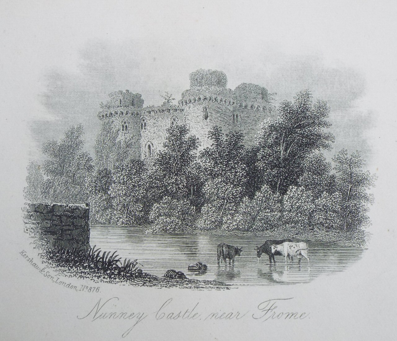 Steel Vignette - Nunney Castle, near Frome - Kershaw
