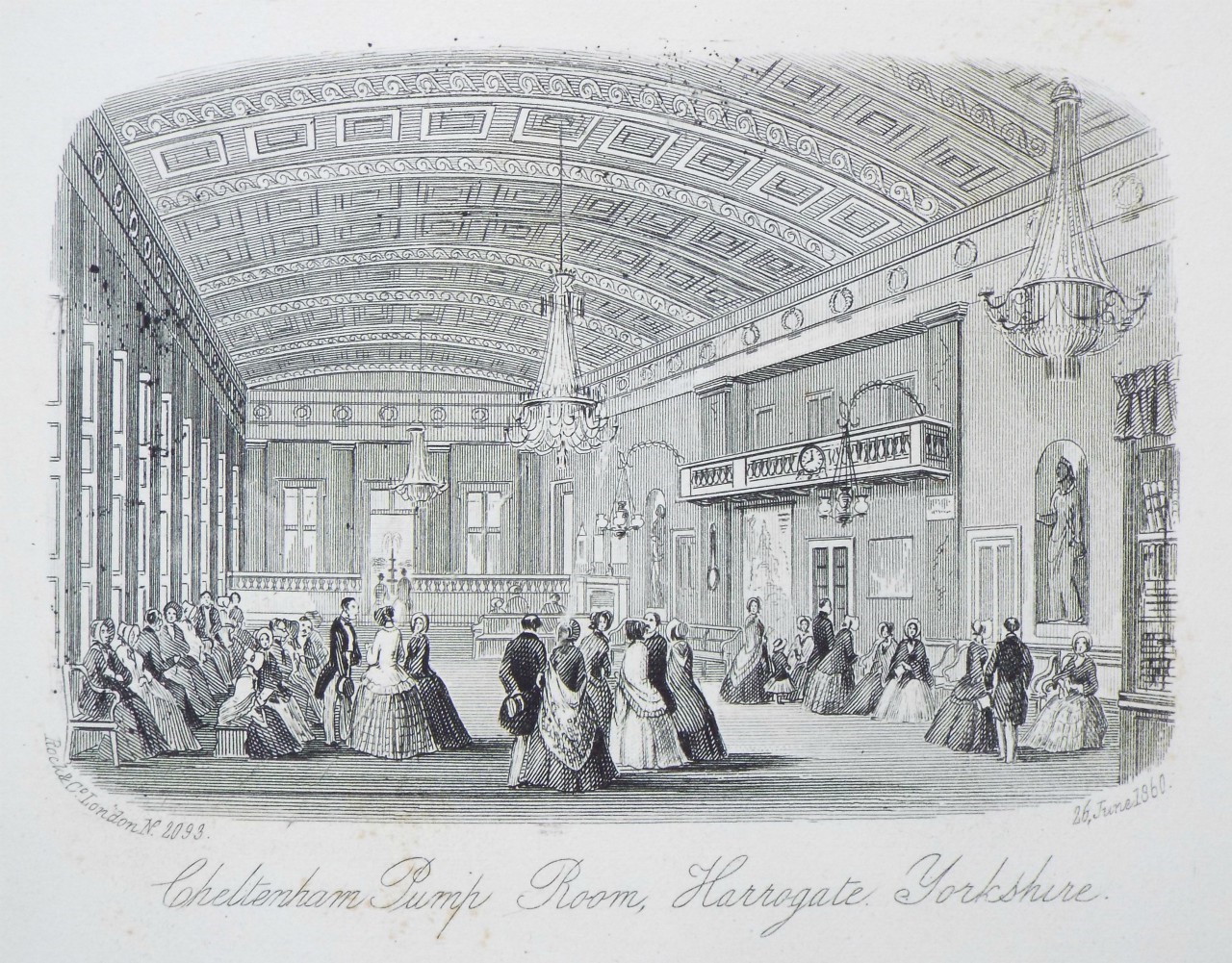 Steel Vignette - Cheltenham Pump Room, Harrogate, Yorkshire. - Rock
