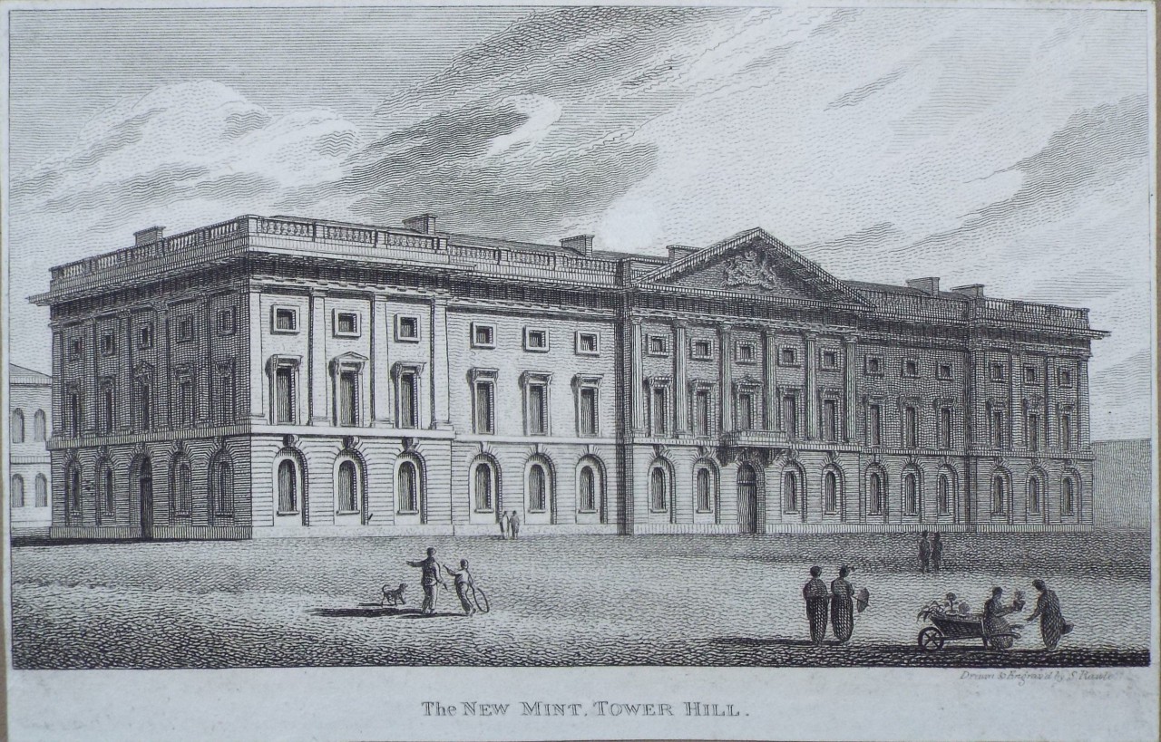 Print - The New Mint, Tower Hill. - Rawle