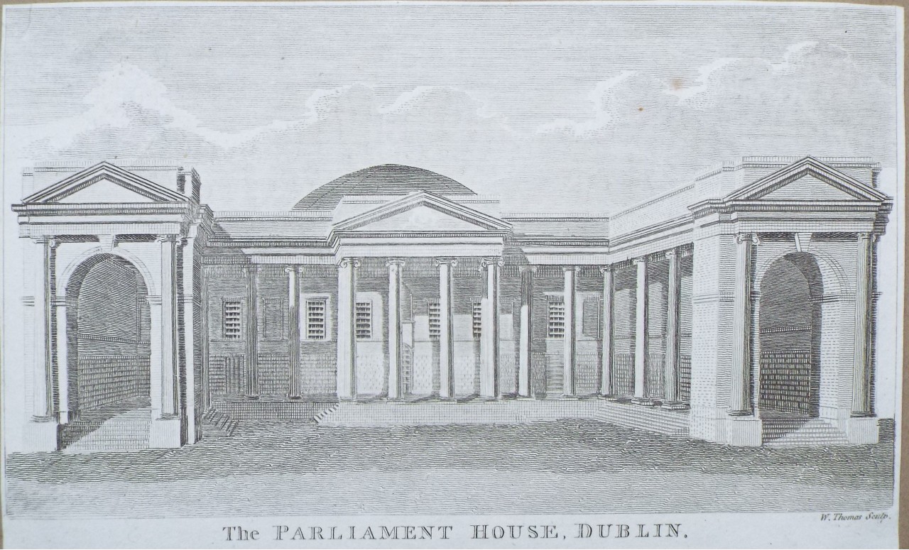 Print - The Parliament House, Dublin.