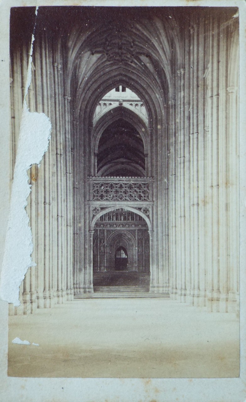 Photograph - Canterbury Nave