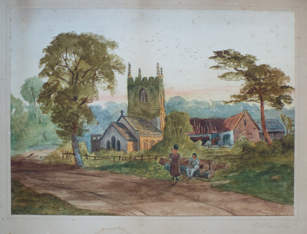 Watercolour - Bathampton Church