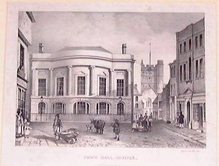 Lithograph - Town Hall, Devizes