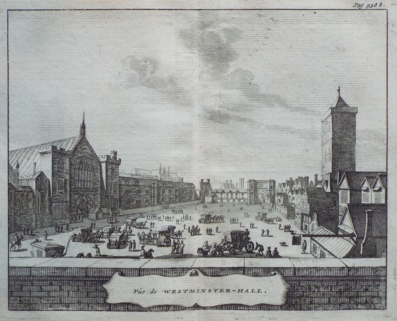 Print - Vue de Westminster-Hall.