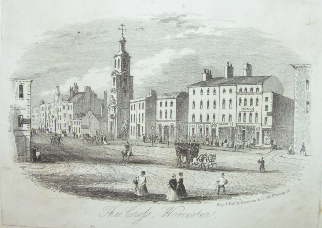 Steel Vignette - The Cross, Worcester - Newman