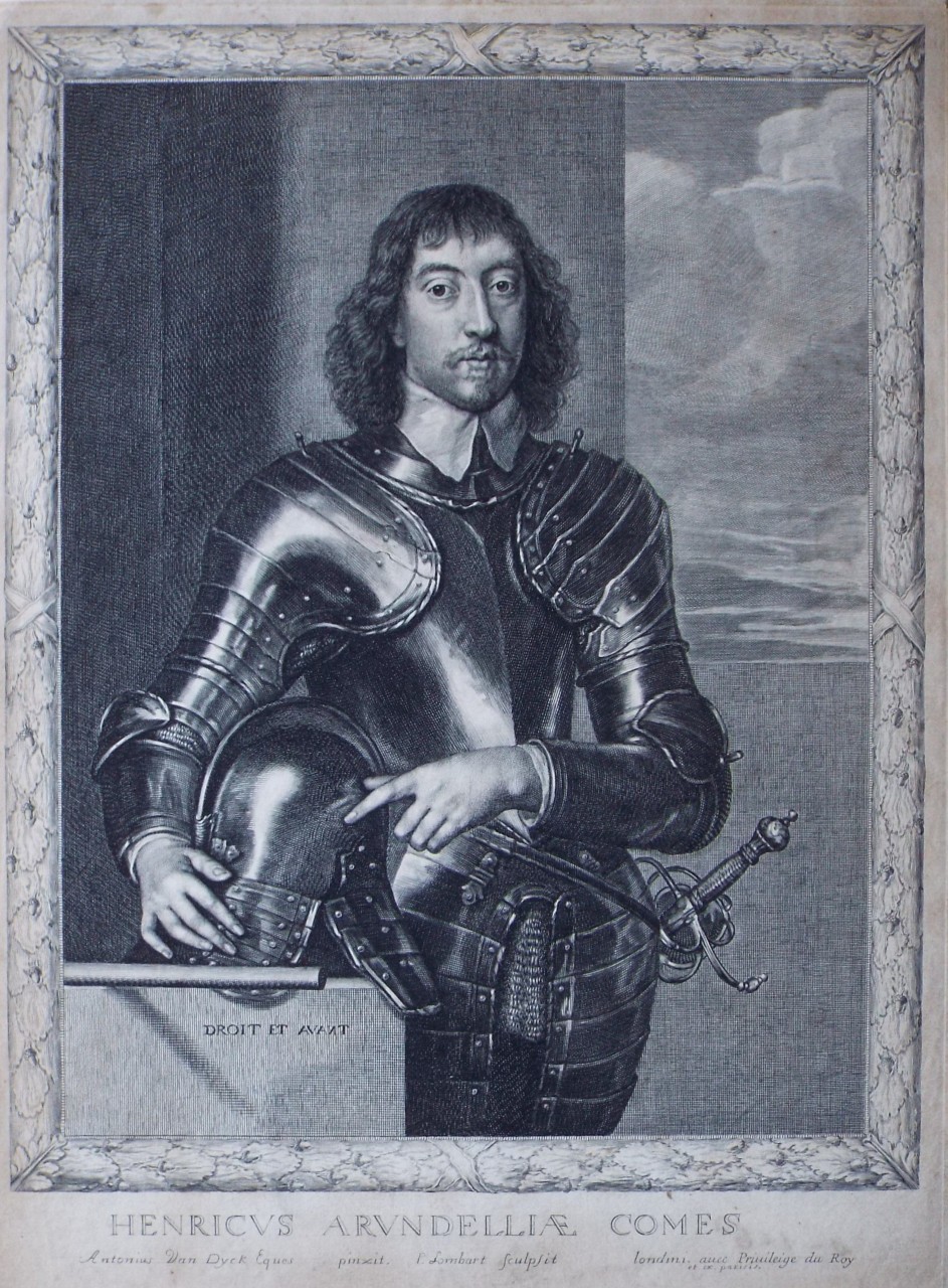 Print - Henricus Arundelliae Comes - Lombart