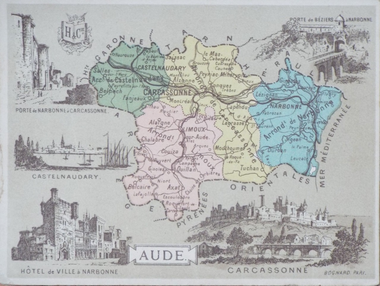 Map of Aude