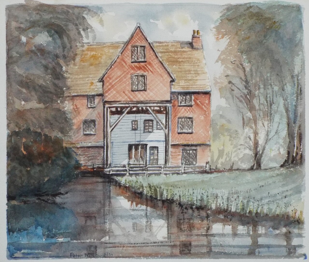 Watercolour - Shalford Mill