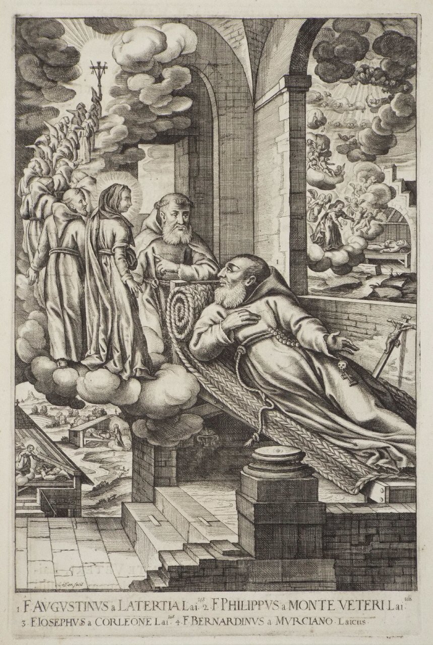 Print - F. Augustinus a Latertia Laius etc etc - Loeffler