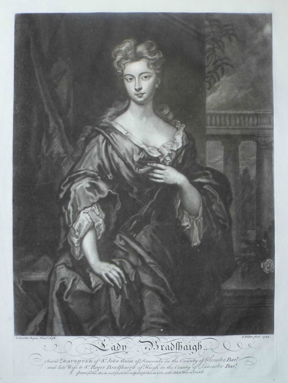 Mezzotint - Lady Bradshaigh - Faber