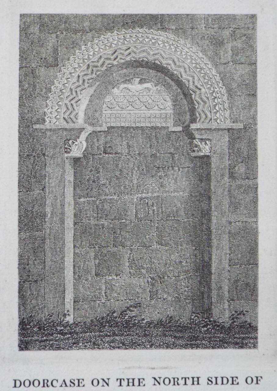 Print - Doorcase on the North Side of Newton-Purcell Church.