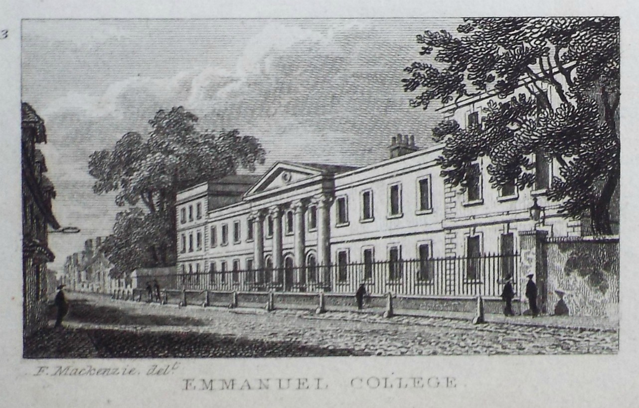 Print - Emmanuel College. - Rawle