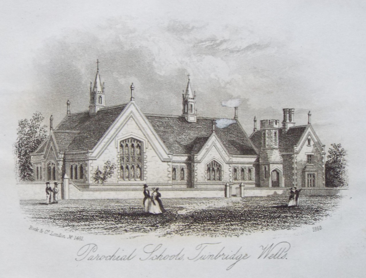 Steel Vignette - Parochial Schools, Tunbridge Wells - Rock