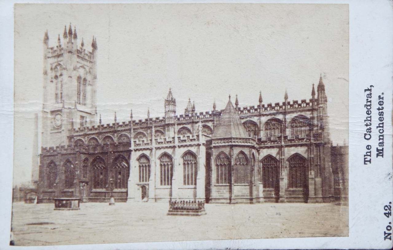 Photograph - The Cathedral, Manchester.