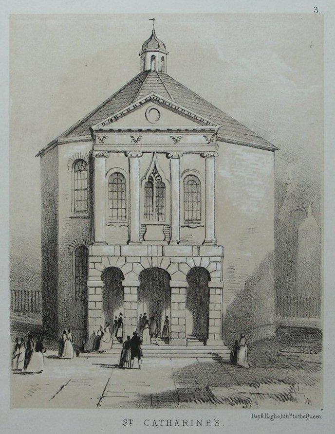 Lithograph - St Catherine's