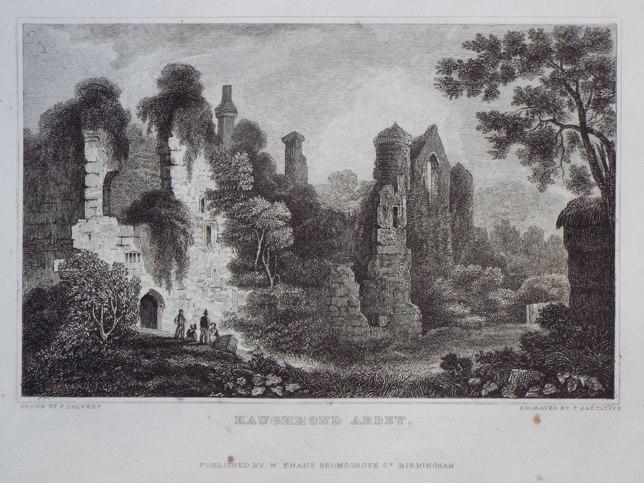 Print - Haughmond Abbey. - Radclyffe