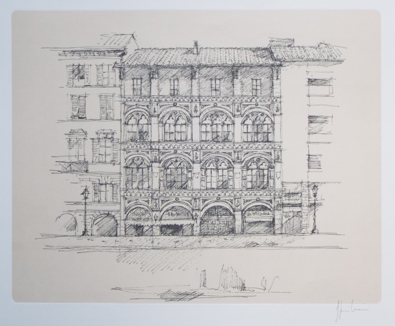 Photolithograph - Palazzo Agostini