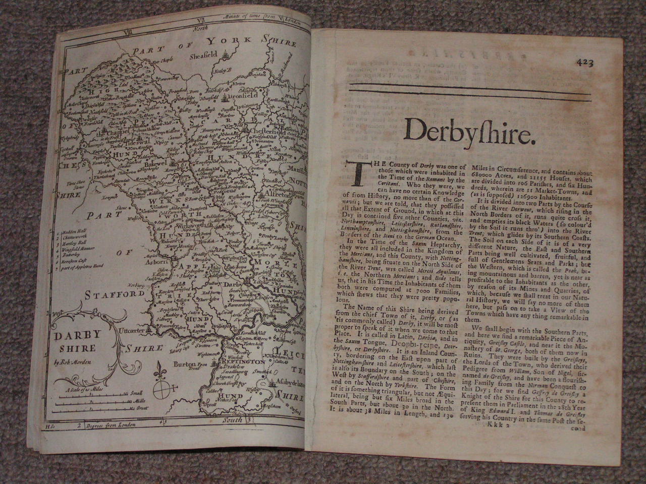 Book - Magna Britannia - Derbyshire