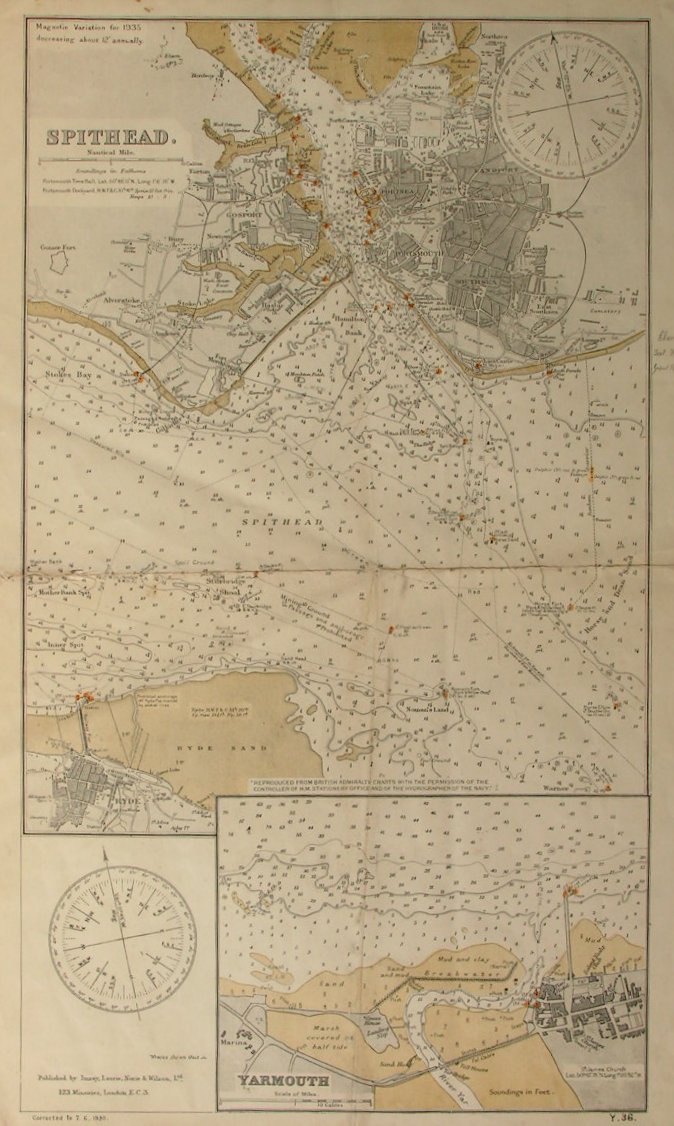 Map of Spithead