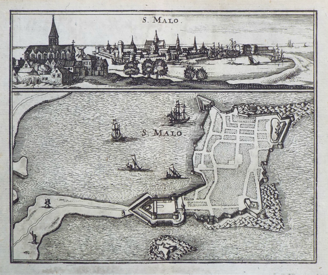 Map of Saint-Malo - Saint-Malo
