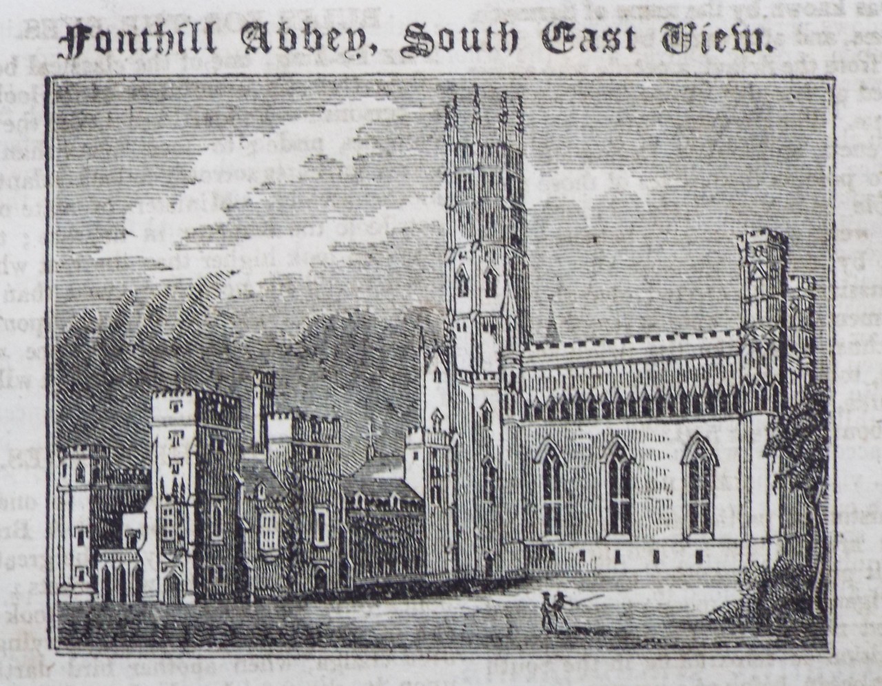 Wood - Fonthill Abbey, South East View.