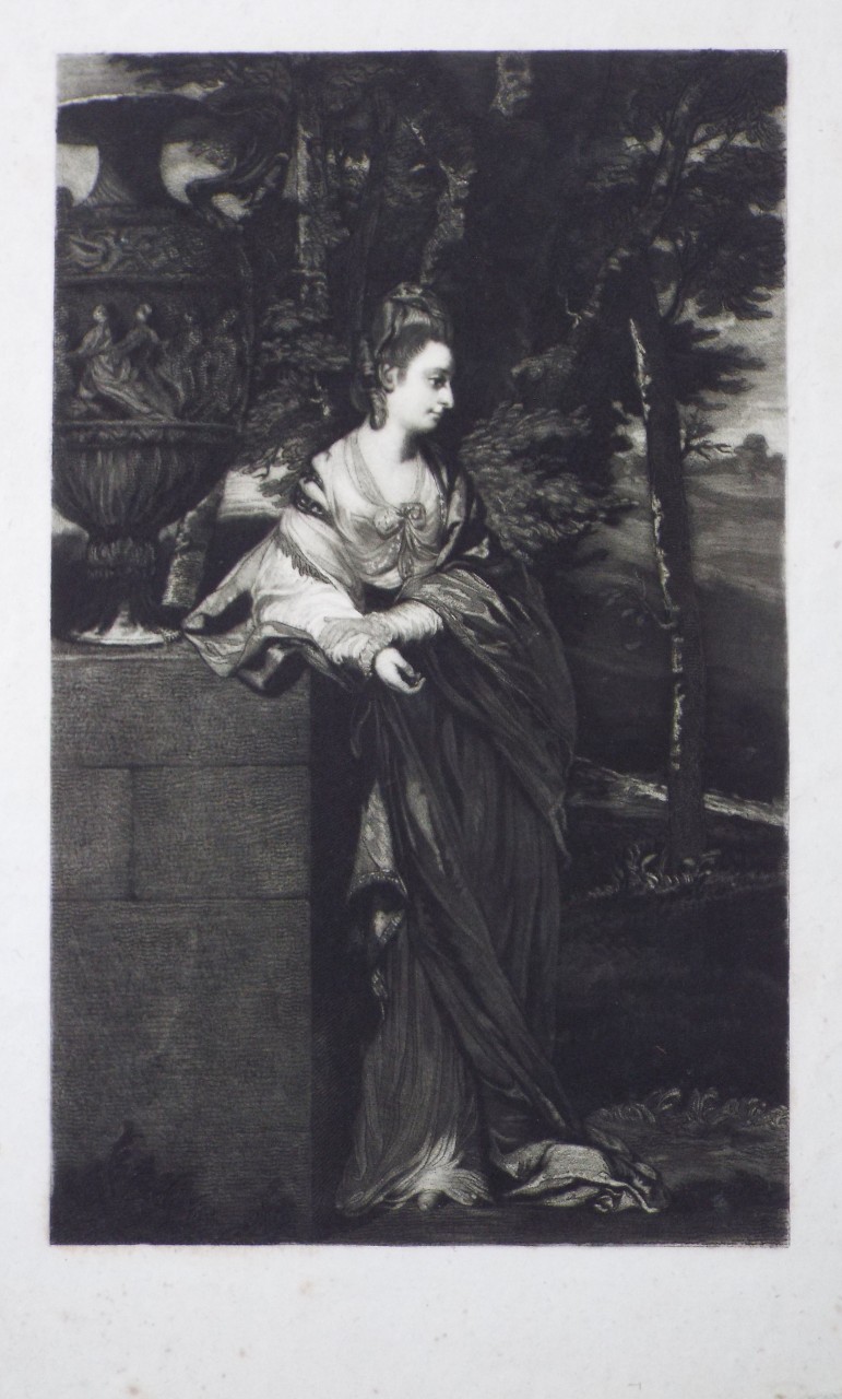 Mezzotint - Hon. Mrs. Parker. - Reynolds