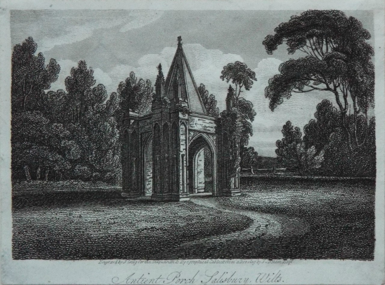 Print - Antient Porch, Salisbury, Wilts. - Greig