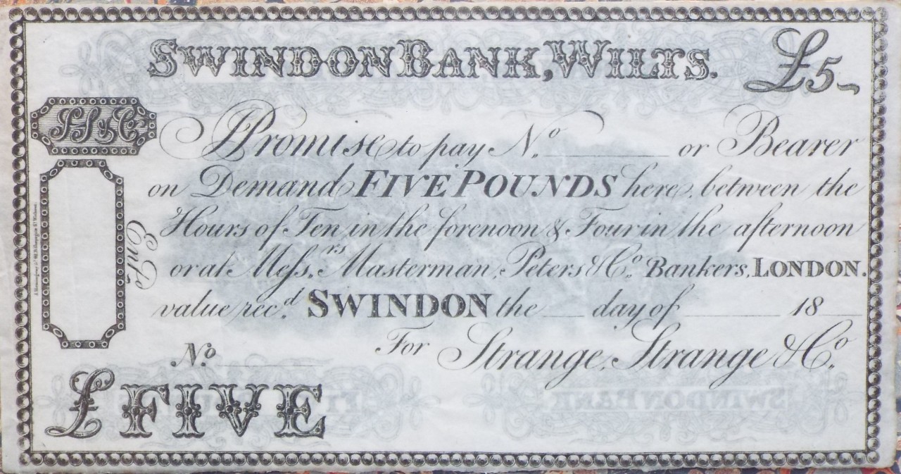 Print - Swindon Bank, Wilts. £5.