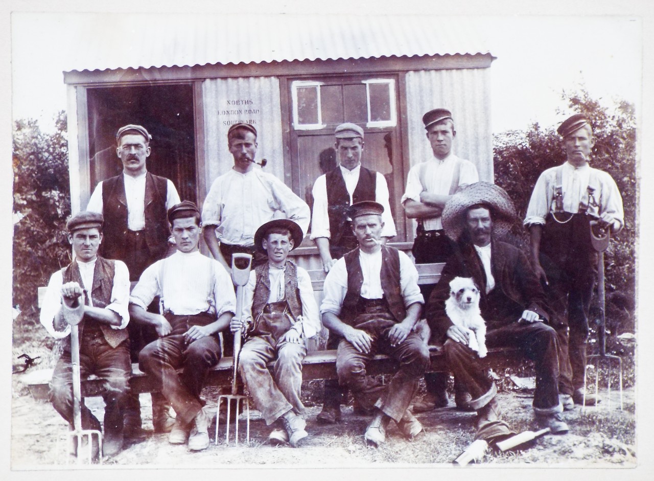 Photograph - Labourers on the Meon Valley Railway Construction