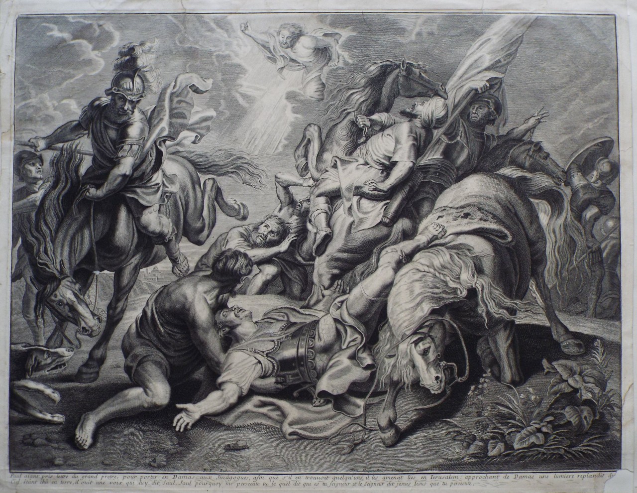 Print - The Conversion of Saint Paul - Hecquet
