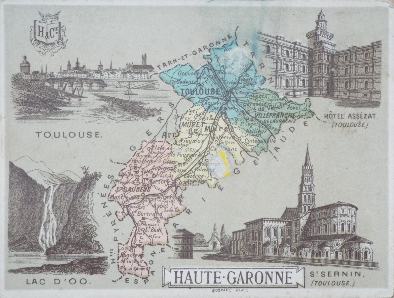 Map of Haute Garonne