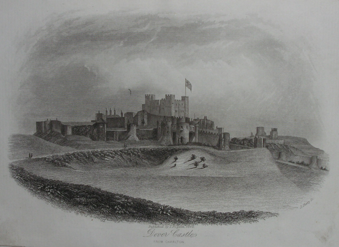 Steel Vignette - Dover Castle from Charlton - Shury